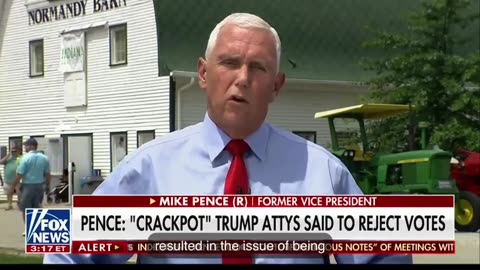 🚨BREAKING: Pence implicitly admits he had the power to reject fraudulent votes on J6