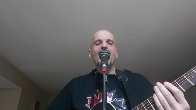 "Blitzkrieg Bop" - The Ramones - Acoustic Cover by Mike G