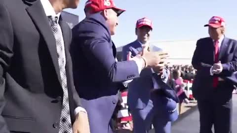 Trump makes Lads day