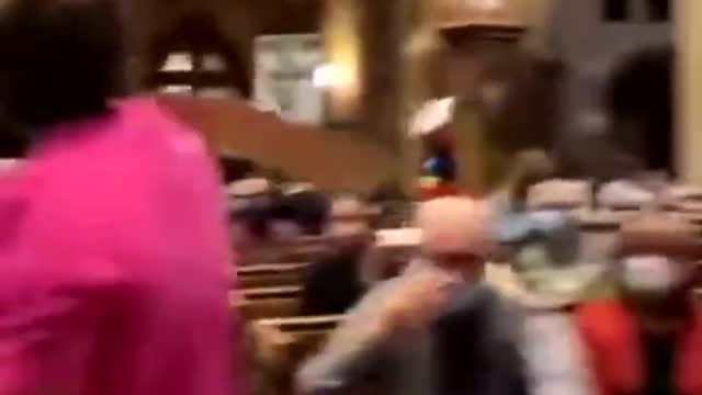 Horrific Biden Supporters Storm Church and Curse Out Christians