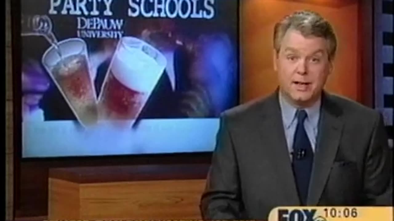 August 19, 2003 - Two Indiana Colleges on Annual 'Party School' List