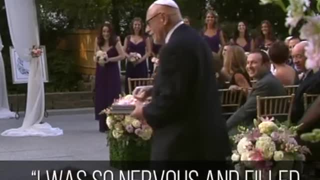 Grandpa Asked To Be Flower Girl