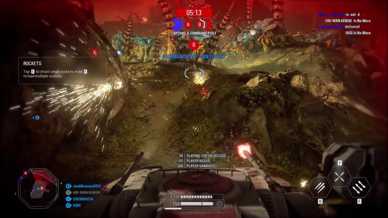 SWBF2 2017: Instant Action Mission (Attack) Galactic Republic Felucia Gameplay