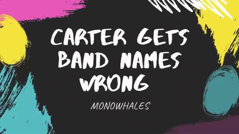 Carter Gets Band Names Wrong | Drivewire Radio