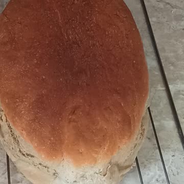 Homemade natural bread still hot
