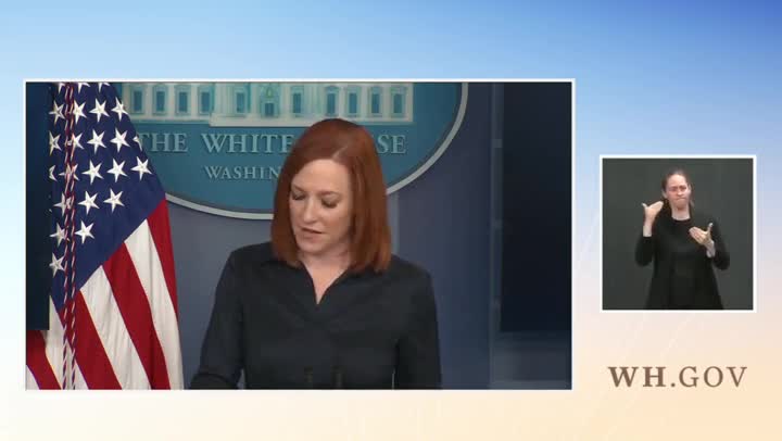 Psaki Praises Michigan Governor's Handling Of Pandemic "She’s Done a Tremendous Job"