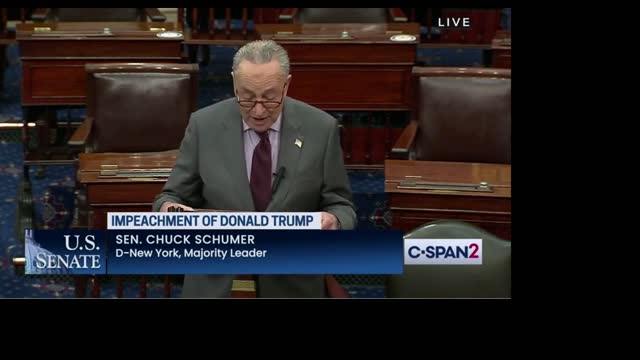 Senator Schumer - Incite and Erection