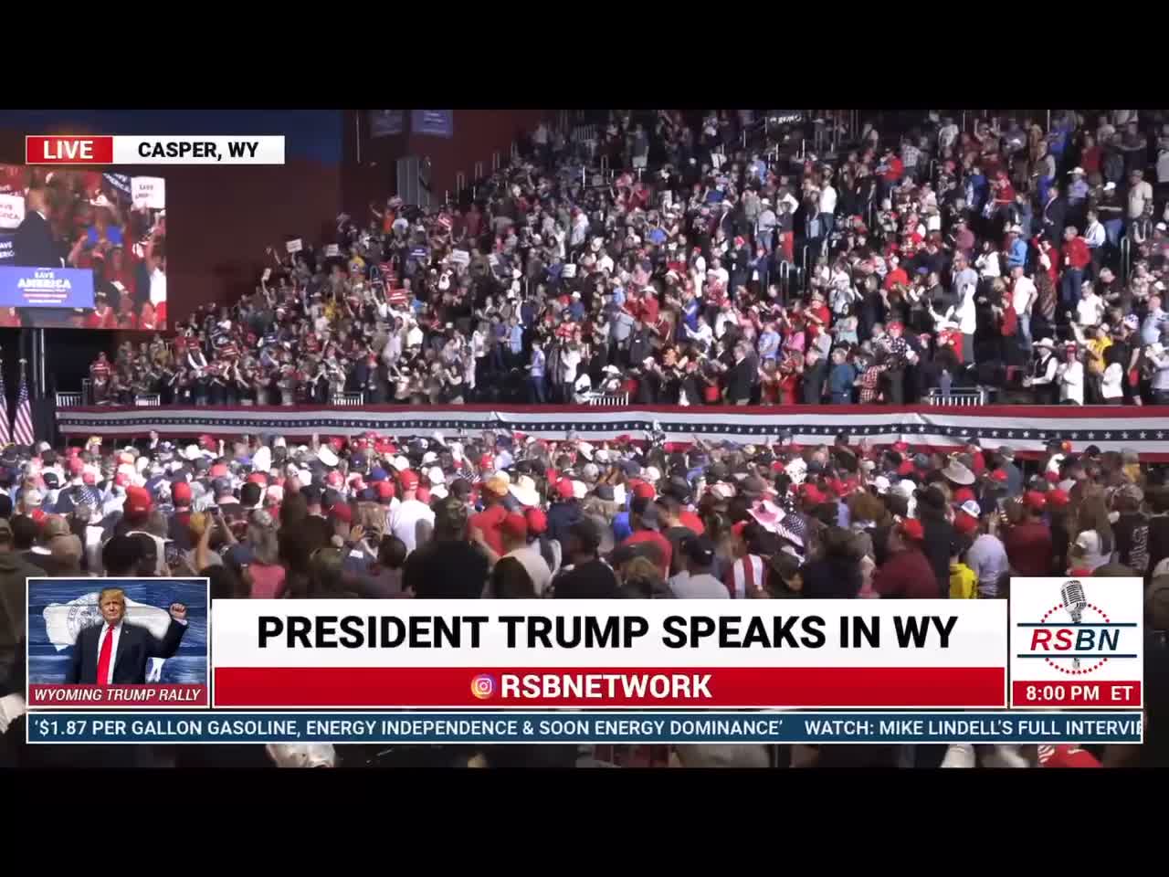 5/28/22 President Donald Trump Casper WY in 6 months we are going to take our country back