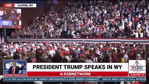 5/28/22 President Donald Trump Casper WY in 6 months we are going to take our country back