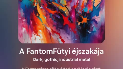 A Fantomf*tyi éjszakája - AI-generált kvázi-industrial metál, vicces szöveggel