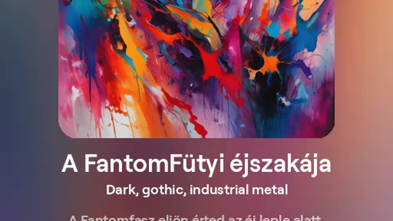 A Fantomf*tyi éjszakája - AI-generált kvázi-industrial metál, vicces szöveggel