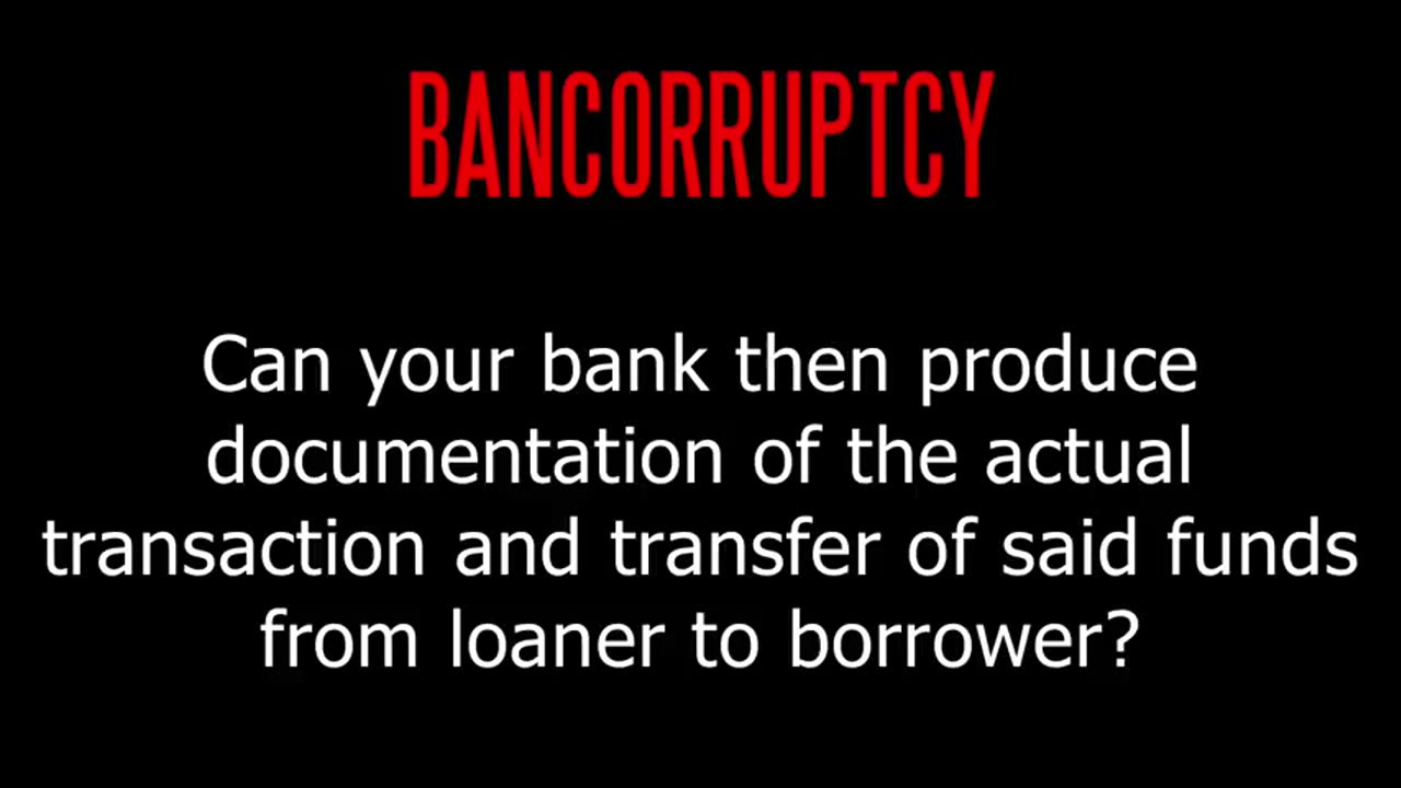 The Fraud that is Fractional Reserve Banking - Bancorruptcy