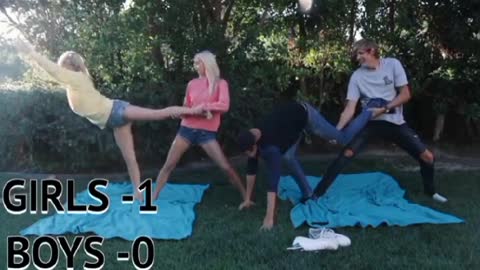 Girls and Boys yogaa challenge|| girls vs boys yoga