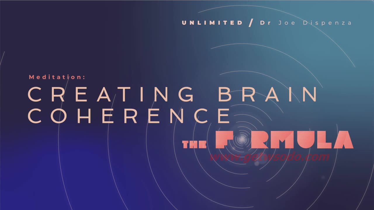 The Formula Online Course | Meditation 3 - Creating Brain Coherence