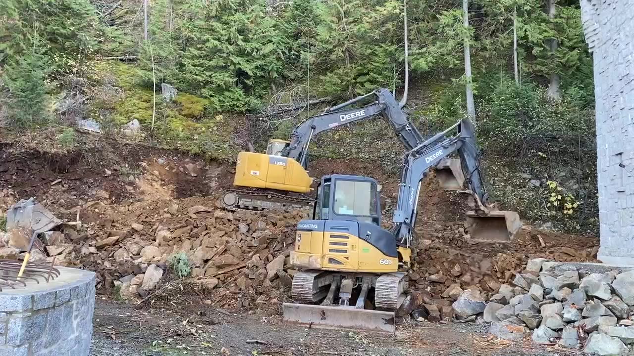 CastleMagic excavating a new castle's site