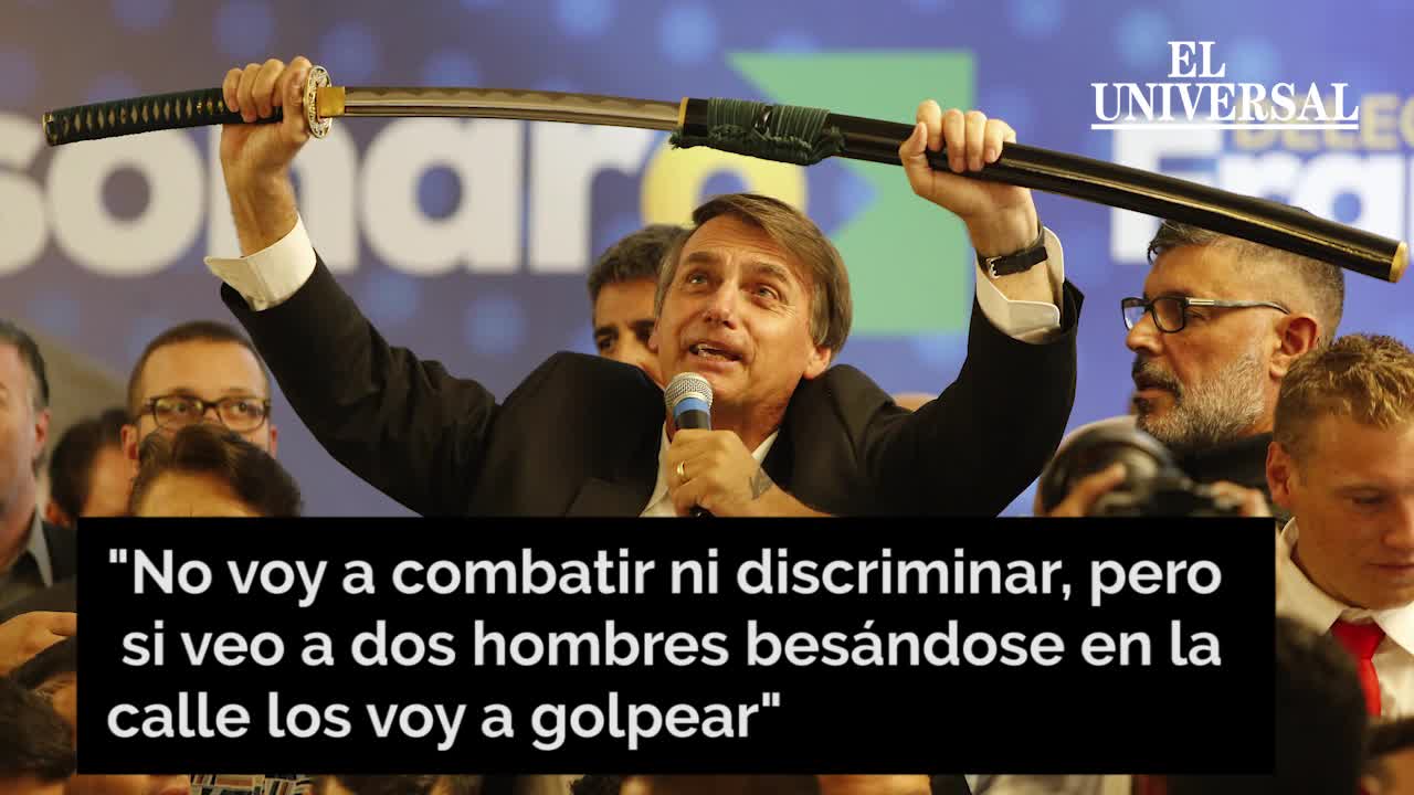 Siete frases polémicas del candidato a la presidencia de Brasil, Jair Bolsonaro