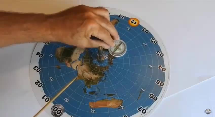 HOW A COMPASS WORKS ON FLAT EARTH