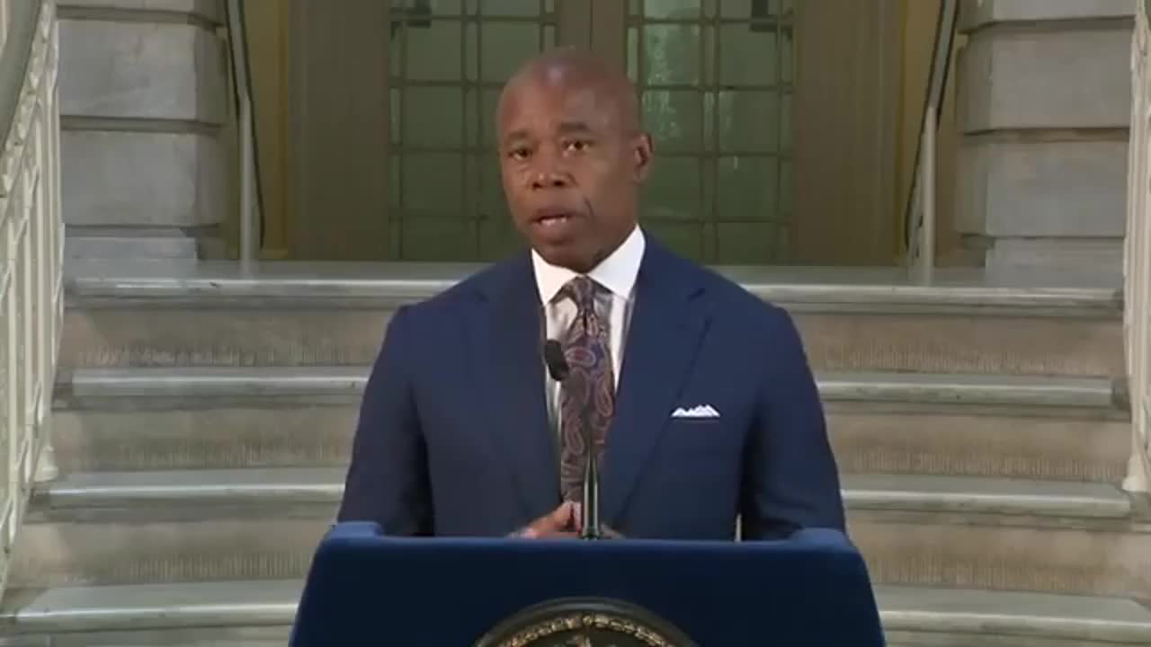 New York City Mayor Eric Adams: Influx of illegal aliens is “a real burden” on NYC resources.