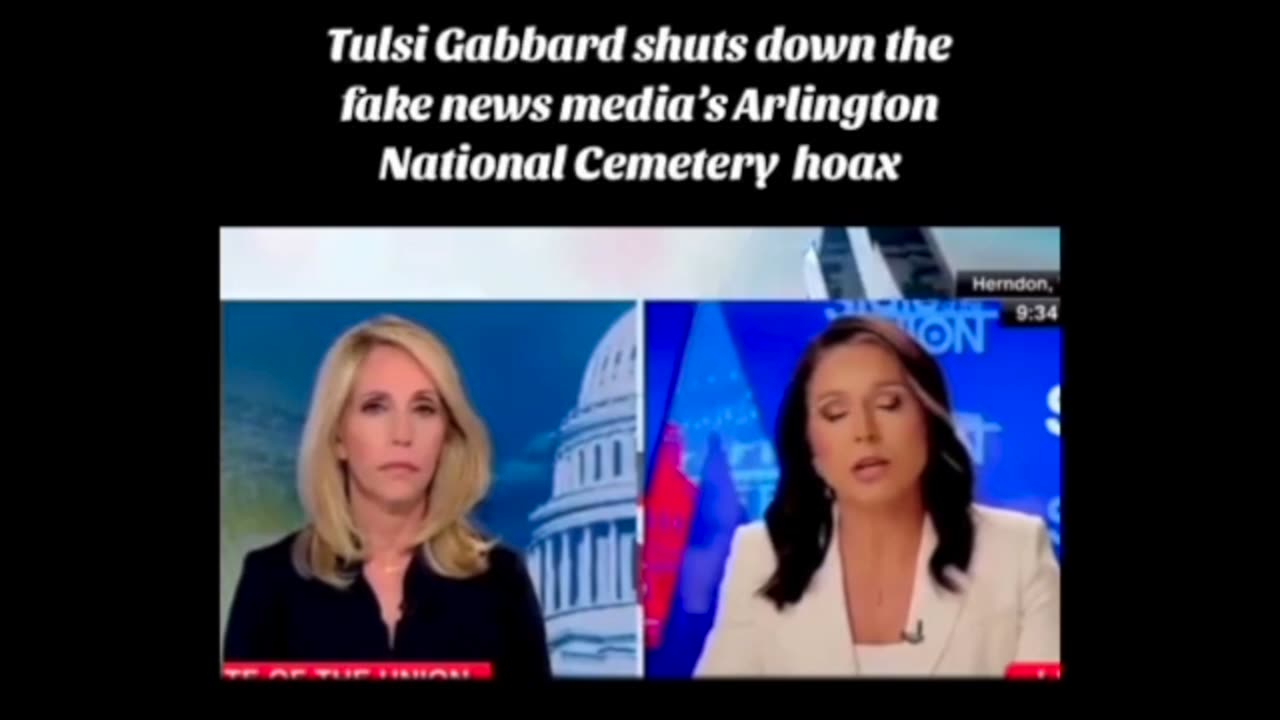 Tulsi Gabbard in The News; Shuts Down Arlington Cemetery Mainstream Media Spin