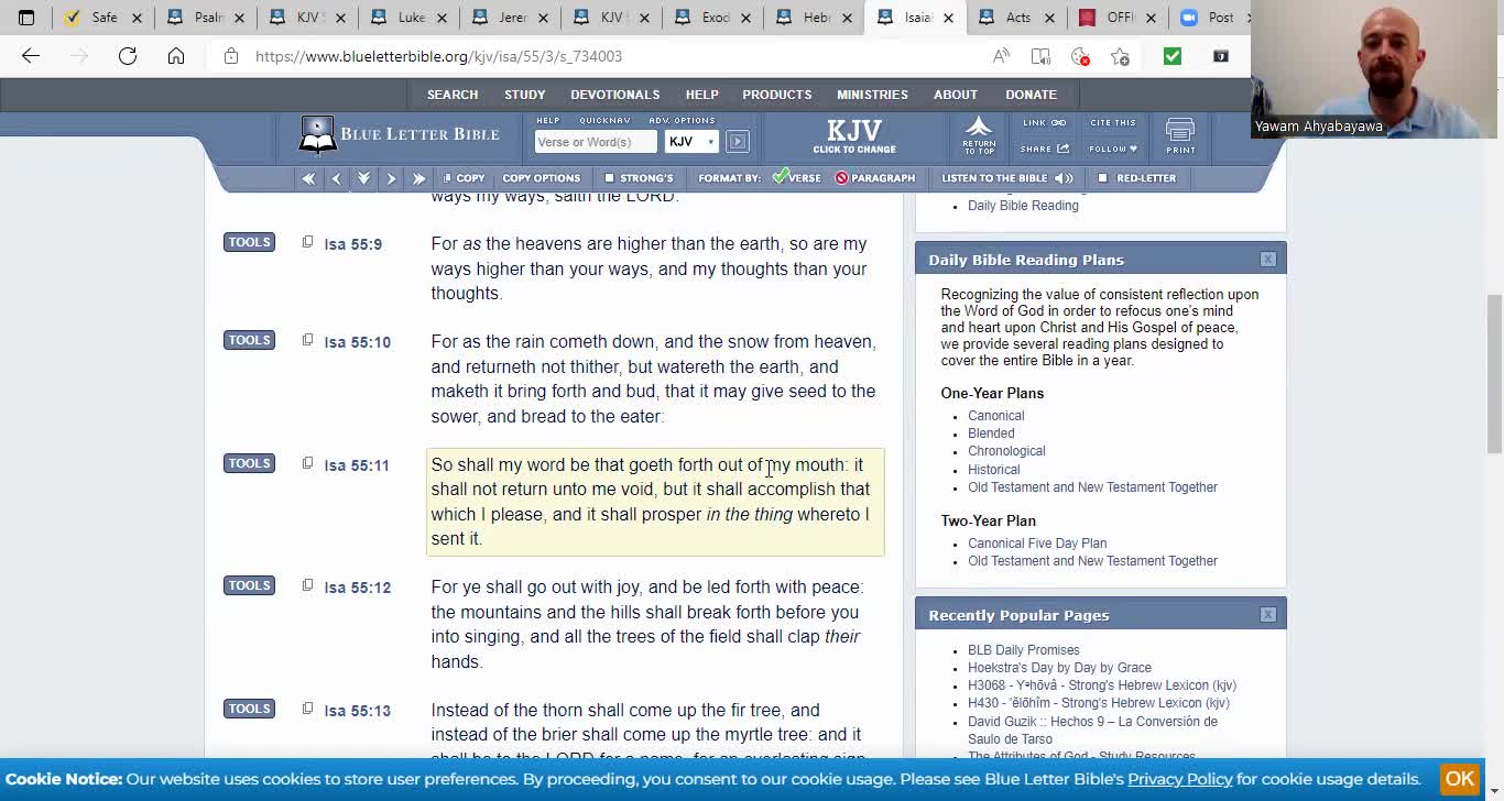 Some ministry to affirm your faith