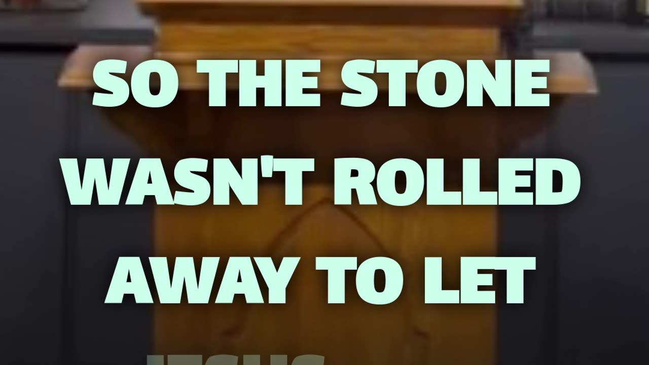 The Stone Was Rolled Away For Us