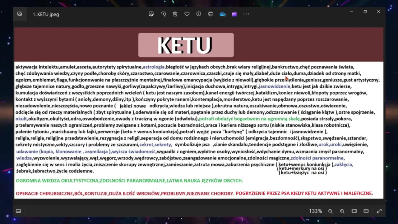 ASTROLOGIA WEDYJSKA RAHU - KETU CZ.2