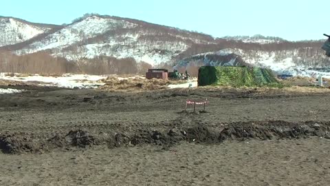 1,400 servicemen took part in a amphibious exercise in Kamchatka