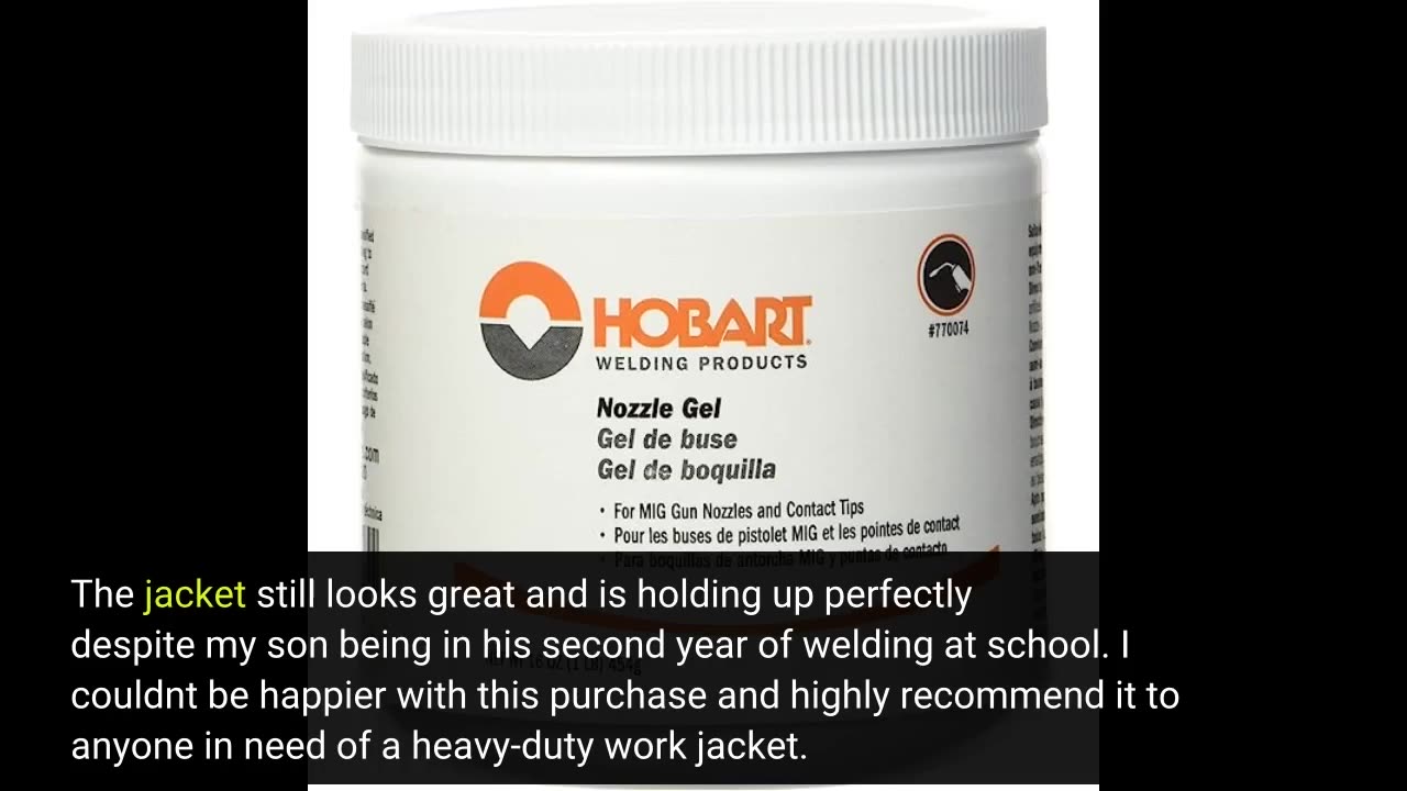Hobart Unisex Adult Heavy protective work jackets -Overview