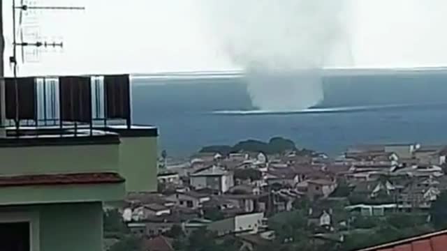 Waterspout near Praia a Mare, Calabria Italy