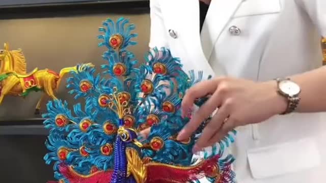 How to make Peacock 🦚 peacock art,arats and crafts