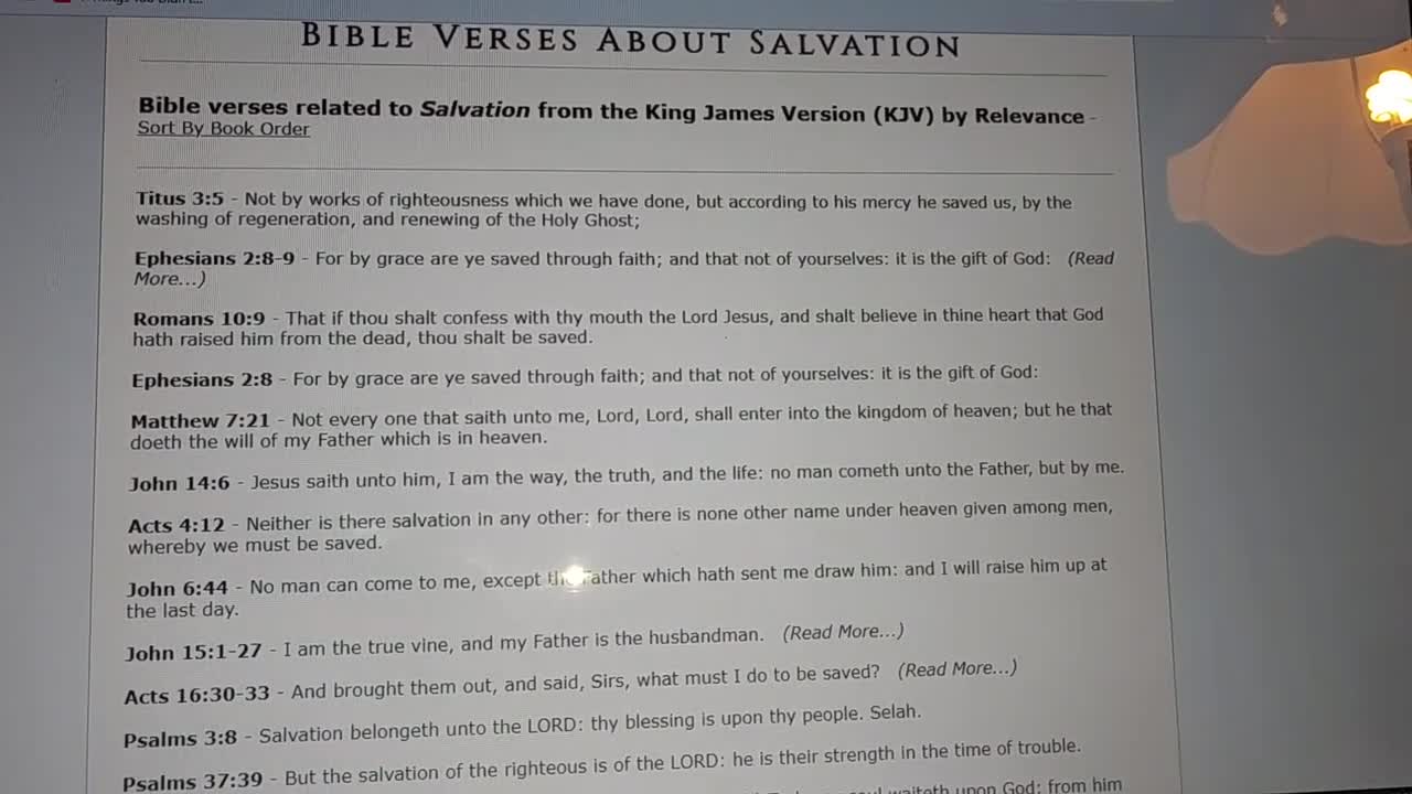 Scripture about Salvation