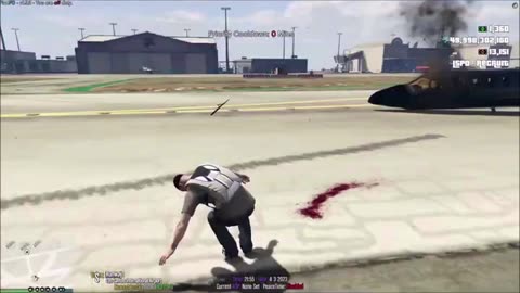 crashing in to my friend GTA RP