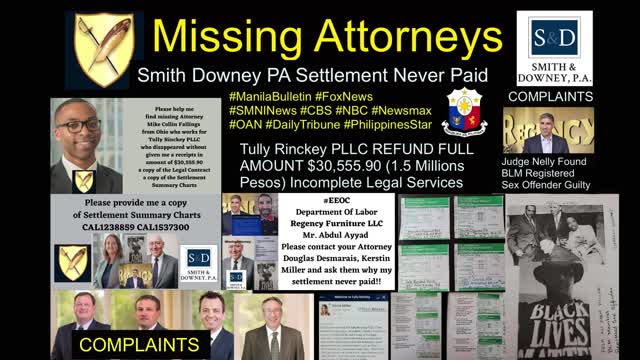 Fox5dc - Tully Rinckey PLLC Collection Department Refund $30, 555.90 Mike C. Fallings Esq - Cheri L. Cannon Esq - Stephanie Rapp Tully Did Not Completed Legal Services - FoxBusiness - Foxnation #SMNINews - ManilaBulletin #ABC #BBC #CBS #NBC #Newsmax #OANN