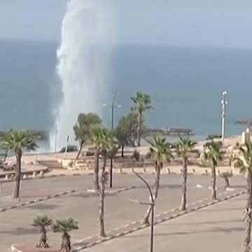 Hamas rocket falls near Ashkelon in Israel