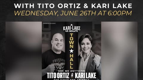 Tito Ortiz Joins Kari on June 26th to "Fight For Arizona!"