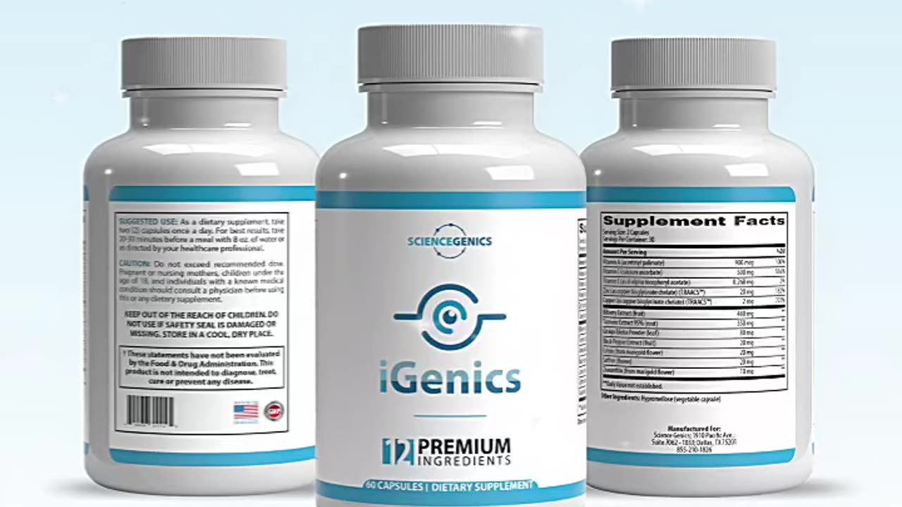 A Clearer View: My Experience with iGenics Eye Health Supplement