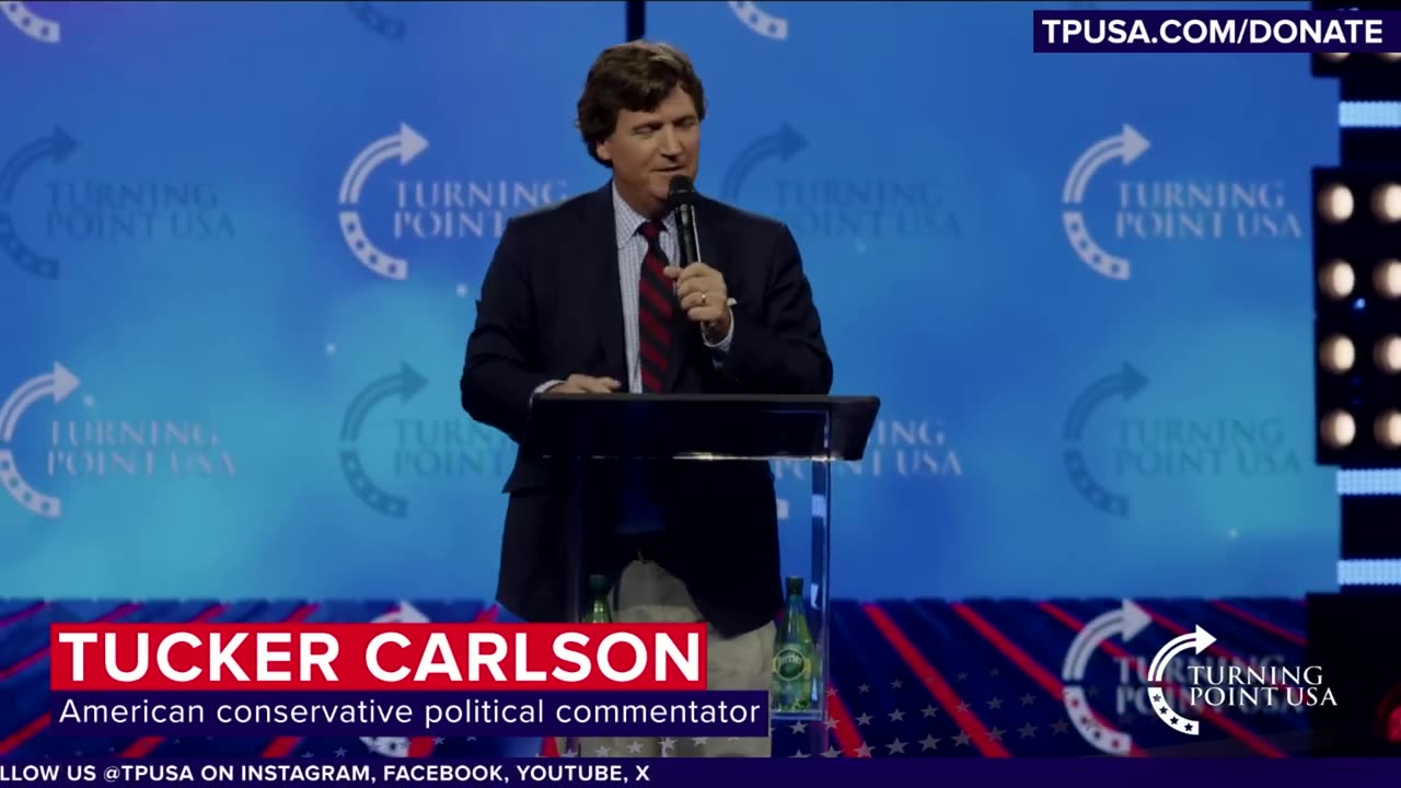 Tucker Carlson Speech at AmericaFest 2023