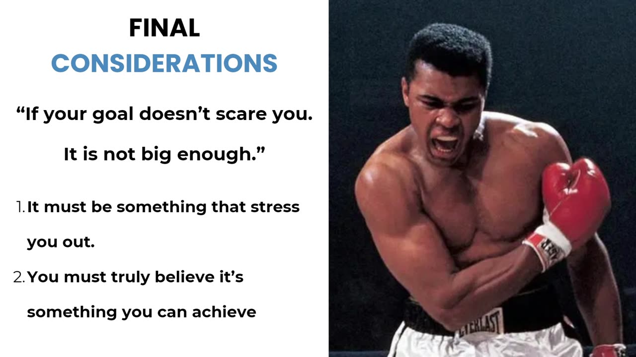 Simple Formula for Bold Goal Setting
