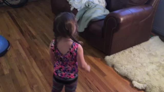 **She was brave in the basement! 😆