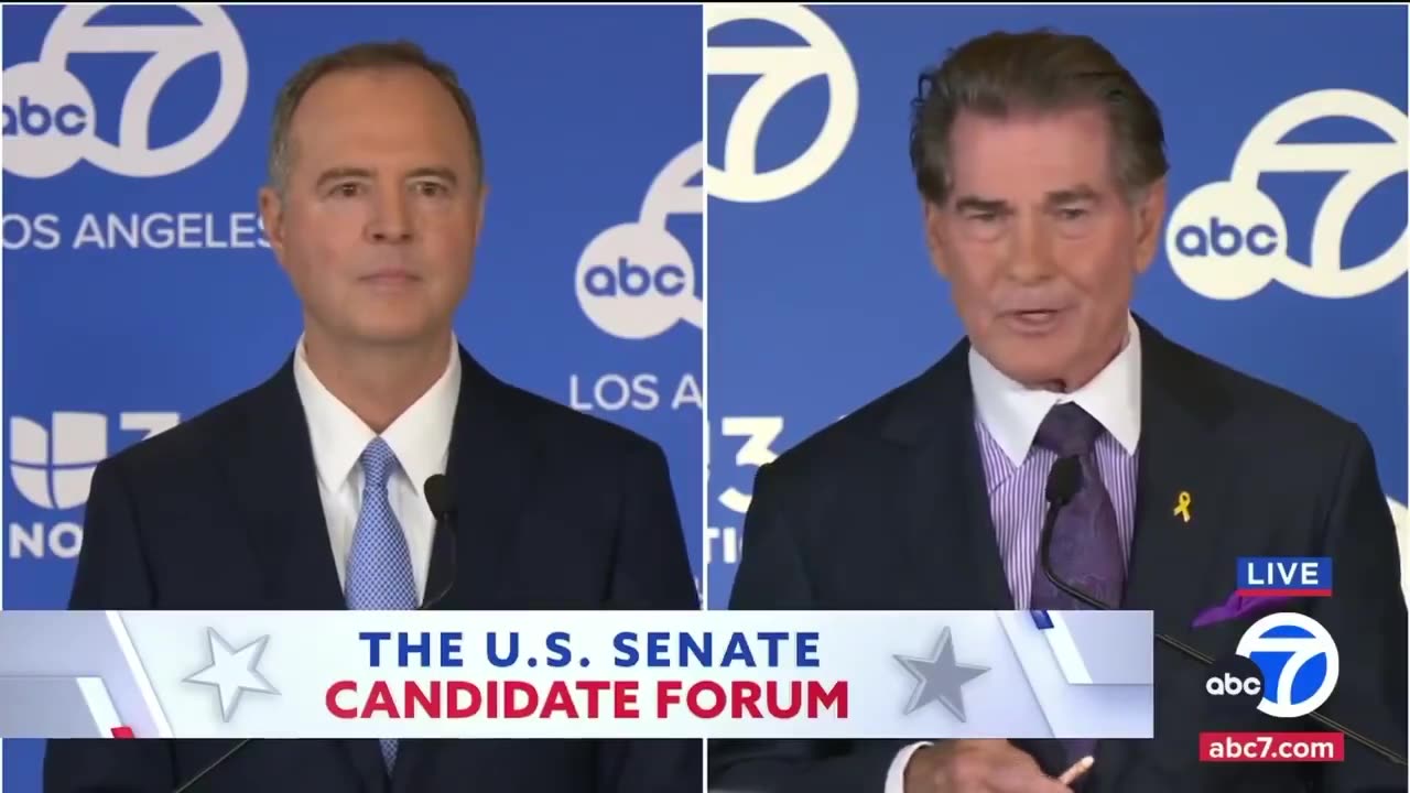 Last night’s final US Senate debate between Adam Schiff and Steve Garvey