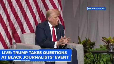 Trump defends Sen. JD Vance's past controversial statements | NABJ Trump Q&A | NE ✅