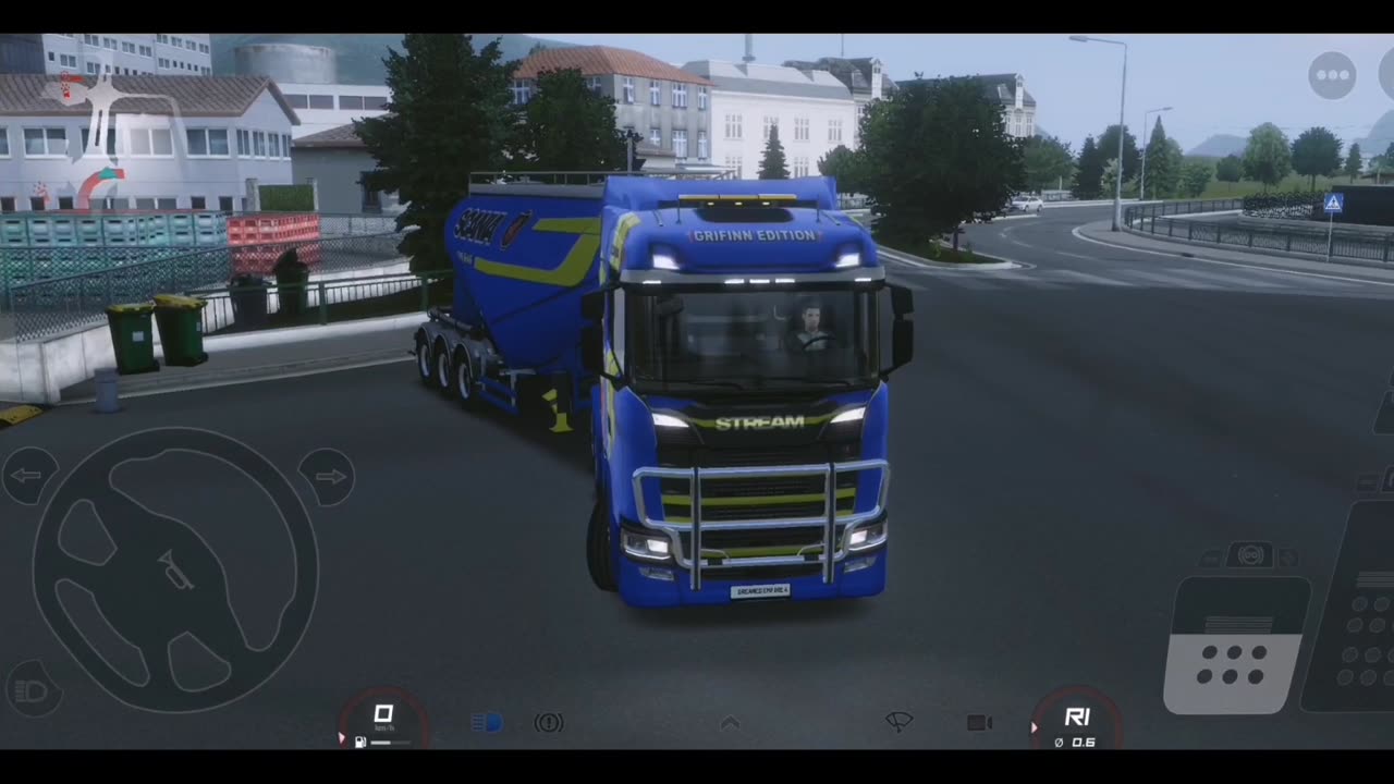 Scania R500 Pulling Cement trailer