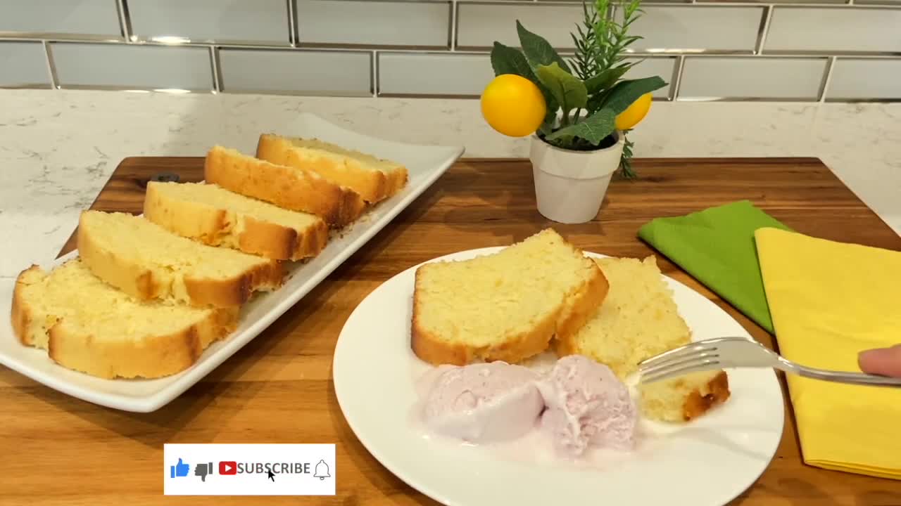 Breakfast Ideas | Cookery | How to Make a Delicious Lemon Pound Cake | Easy Recipe