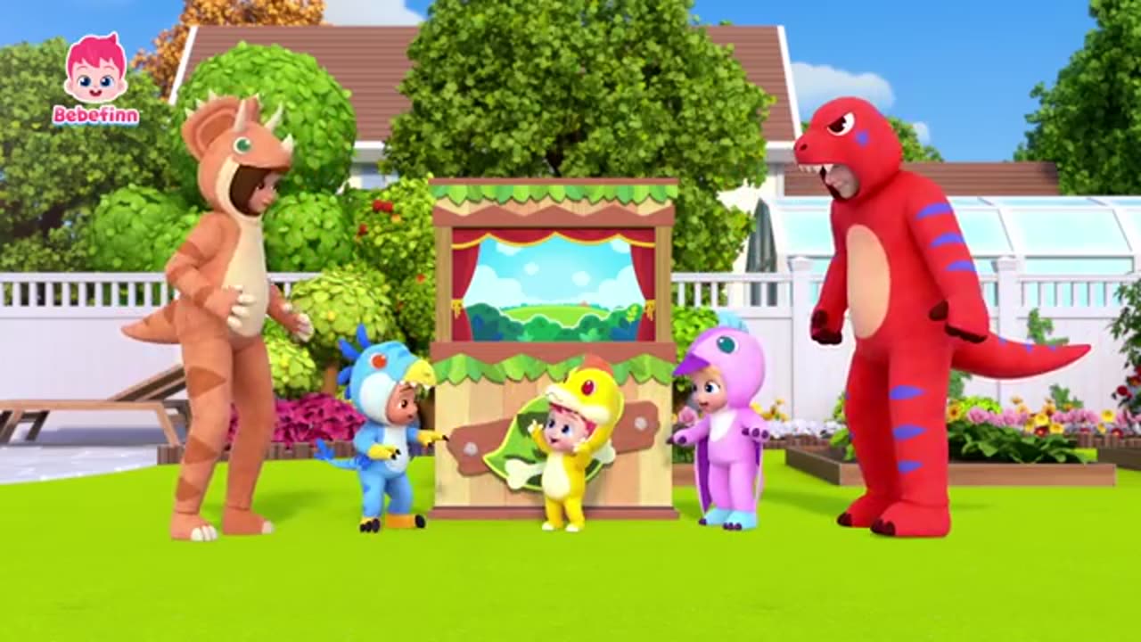 Meet T-Rex and Other Dinosaur FriendsㅣBebefinn Best SongsㅣNursery Rhymes for Kids