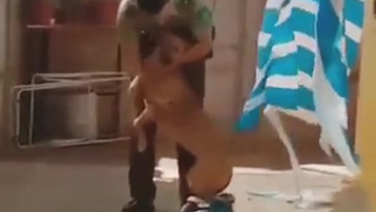 Officer rescues a trapped dog and gets an instant thank you hug