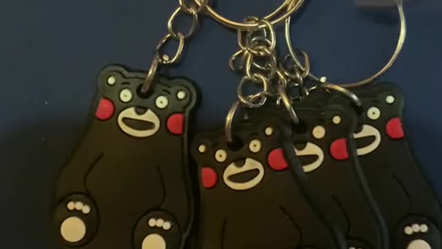 Rubber - 4 Black polar bears