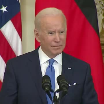 Pres. Biden: "If Russia invades...then there will be no longer a Nord Stream 2