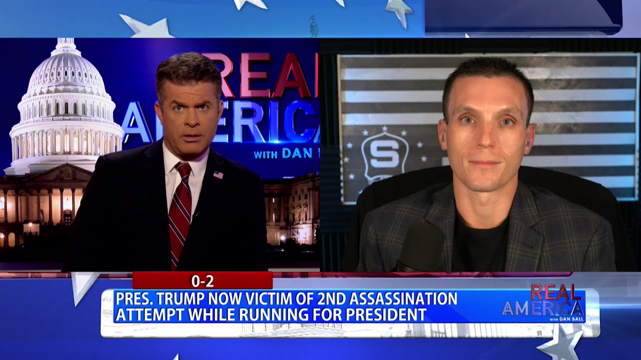 REAL AMERICA -- Dan Ball W/ Steve Friend, 2nd Assassination Attempt On Pres. Trump, 9/16/24