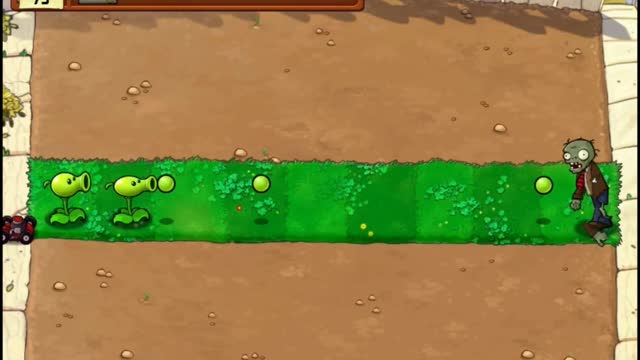 Plants vs Zombies Aventura Dia Nivel 1 1