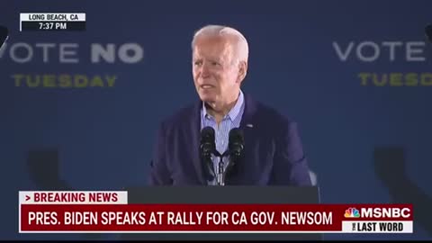 BIDENS FEAR SPEECH! What a JOKE!